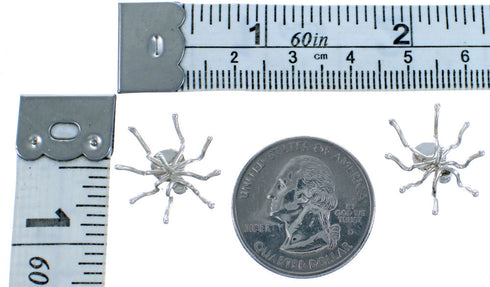 Sterling Silver Navajo Spider Post Earrings DX117408